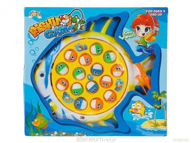 Rybki z wędką na baterie