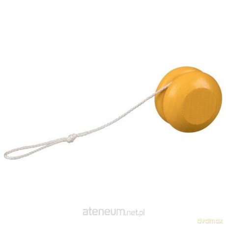 Yo-Yo drewniane żółty kolor