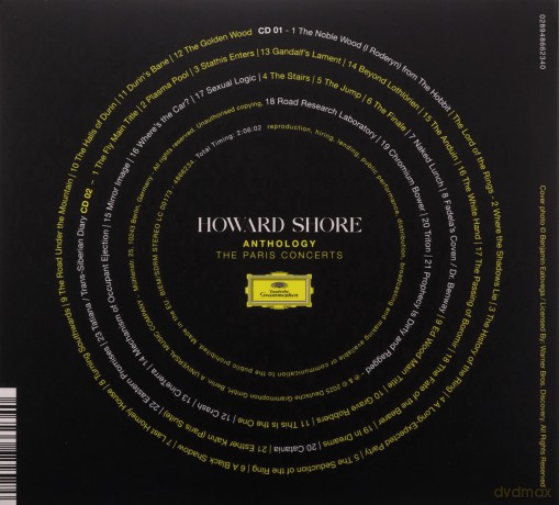 Howard Shore: The Anthology - The Paris Concerts [2CD]