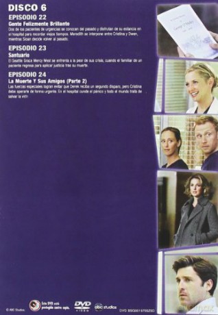 Anatomia de Grey - Temporada 6 [DVD]