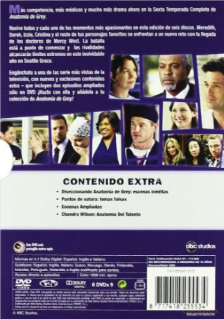 Anatomia de Grey - Temporada 6 [DVD]