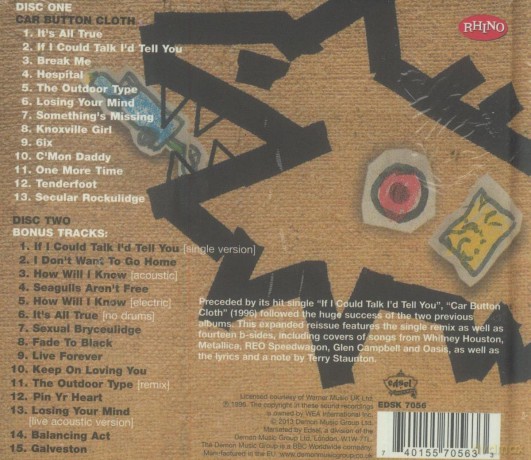 Car Button Cloth [2CD]