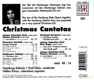 Christmas Cantatas [CD]