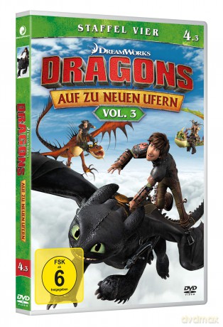 Dragons - Auf zu neuen Ufern - Staffel 4 - Vol. 3 [DVD]