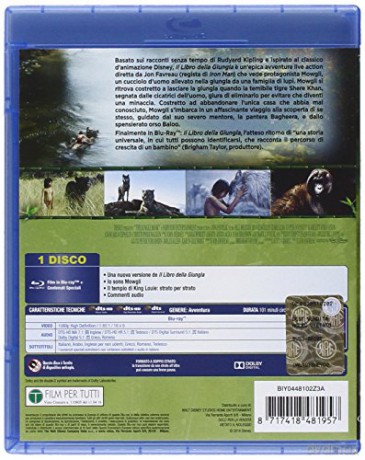 Il Libro della Giungla [Blu-Ray]
