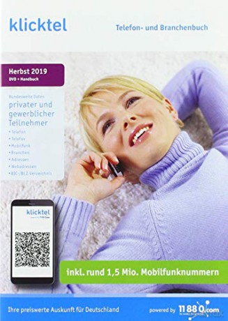 klicktel Telefon- und Branchenbuch Herbst 2019 [CD]