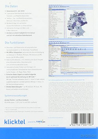 klicktel Telefon- und Branchenbuch Herbst 2019 [CD]