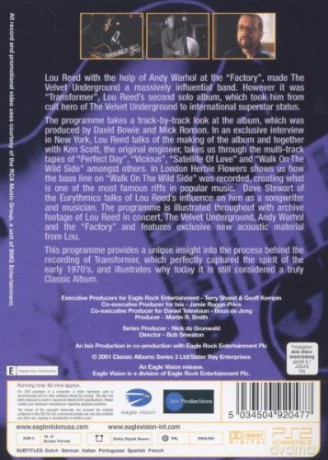 Lou Reed - Transformer [DVD]