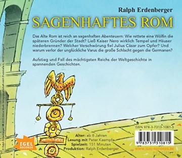 Sagenhaftes Rom: Aufstieg und Fall des mächtigsten Reichs der Weltgeschichte in spannenden Geschichten für Kinder ab 7 Jahren [CD]