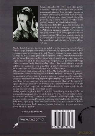 Siedem pigułek Lucyfera - Sergiusz Piasecki [KSIĄŻKA]