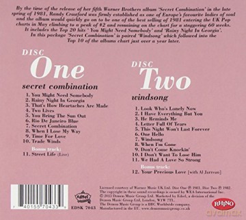 Secret Combination+Windsong [2CD]