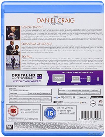The Daniel Craig Collection - Casino Royale/Quantum of Solace/Skyfall [Blu-Ray]