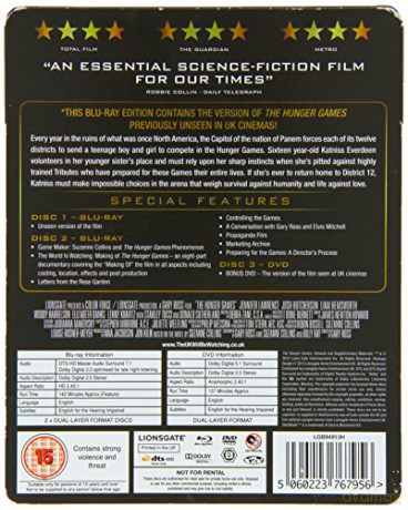 The Hunger Games - HMV - Steelbook [Blu-Ray]