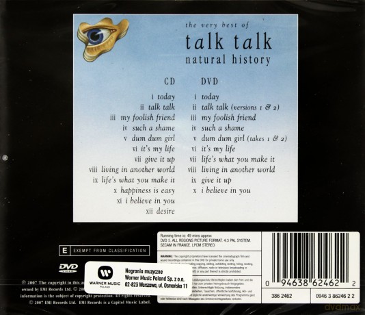 Talk Talk: Natural History Very Best Of [CD]+[DVD]
