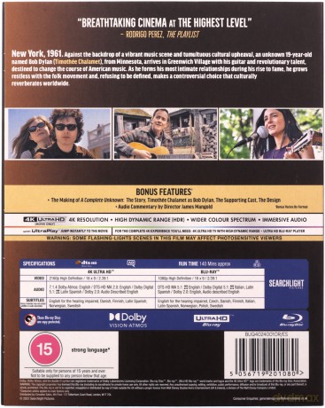 A Complete Unknown (Kompletnie nieznany) [Blu-Ray 4K]+[Blu-Ray]