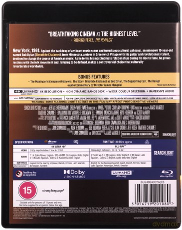 A Complete Unknown (Kompletnie nieznany) [Blu-Ray 4K]+[Blu-Ray]