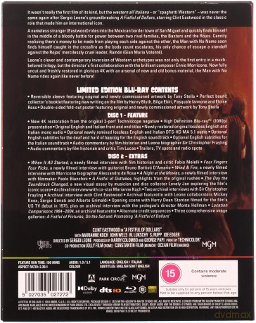 A Fistful Of Dollars (Limited Edition) (Za garść dolarów) [2xBlu-Ray]