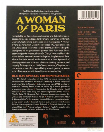 A Woman Of Paris [Blu-Ray]