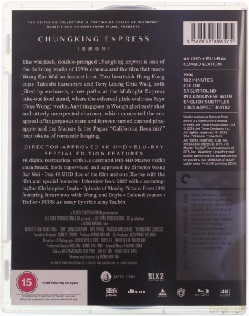 Chungking Express [Blu-Ray 4K]+[Blu-Ray]