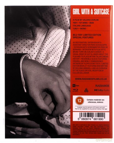 Girl With A Suitcase (Limited Edition) (Dziewczyna z walizką) [Blu-Ray]