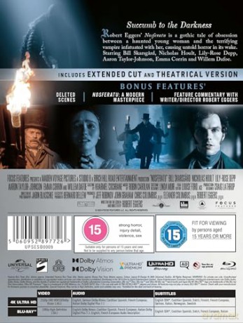 Nosferatu (steelbook) [Blu-Ray 4K]+[Blu-Ray]