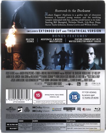 Nosferatu (steelbook) [Blu-Ray 4K]+[Blu-Ray]