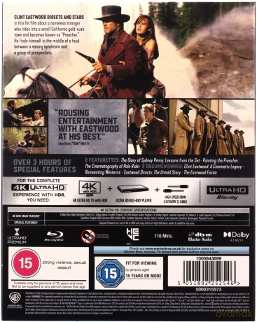 Pale Rider (Niesamowity jeździec) [Blu-Ray 4K]