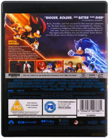 Sonic The Hedgehog 3 (Sonic 3: Szybki jak błyskawica) [Blu-Ray 4K]