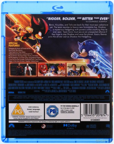Sonic The Hedgehog 3 (Sonic 3: Szybki jak błyskawica) [Blu-Ray]