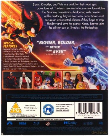 Sonic The Hedgehog 3 (Sonic 3: Szybki jak błyskawica) [Blu-Ray]