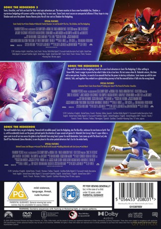 Sonic The Hedgehog 3-Movie Collection [DVD]