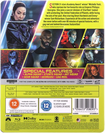 Star Trek: Section 31 (steelbook) (Star Trek: Sekcja 31) [Blu-Ray 4K]+[Blu-Ray]