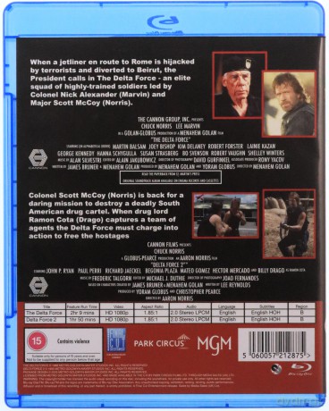 The Delta Force / Delta Force 2: The Colombian Connection [2xBlu-Ray]