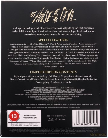 The House Of The Devil (Limited Edition) (Dom diabła) [Blu-Ray]