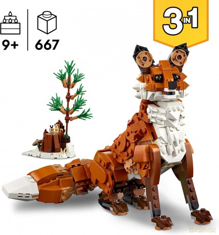 LEGO Creator Leśne zwierzęta: Czerwony lis (31154) [KLOCKI]