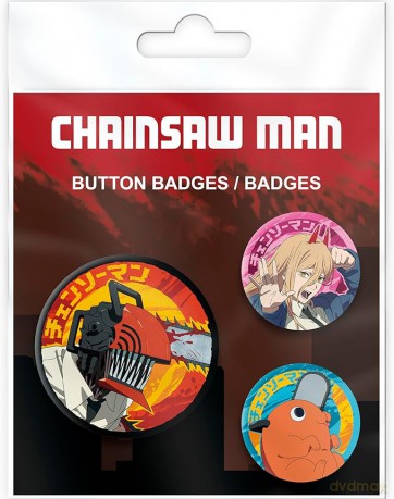 CHAINSAW MAN - Badge Pack - Denji, Devil, Pochita