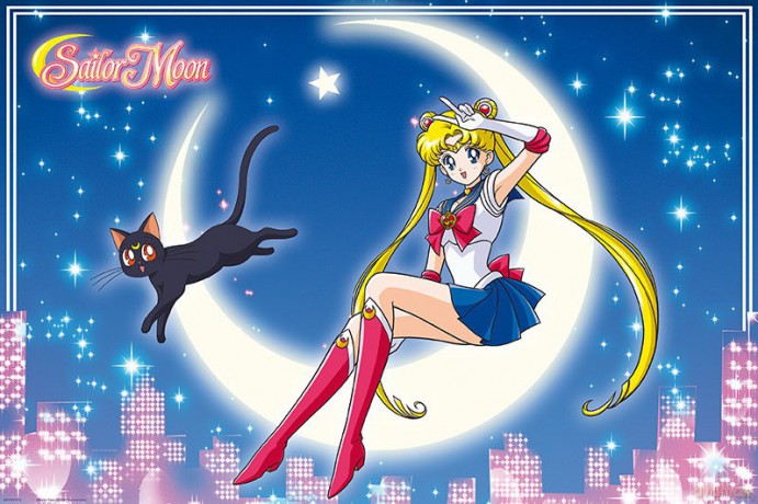 SAILOR MOON - Poster Maxi 91.5x61 - Sailor Moon & Luna