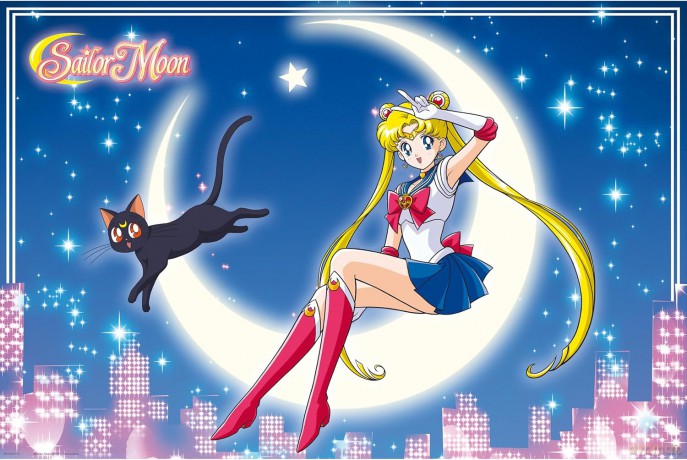 SAILOR MOON - Poster Maxi 91.5x61 - Sailor Moon & Luna
