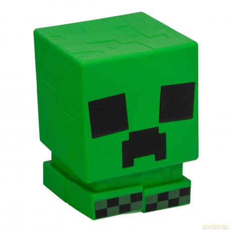 Minecraft silikonowa lampka z akumulatorem Creeper (wysokość: 15 cm) / Minecraft Creeper SquishyGlo Silicone Light Rechargeable (high: 15 cm)