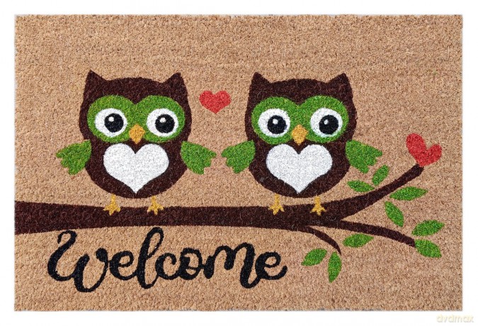 Wycieraczka Welcome Sówki 40 x 60 CM
