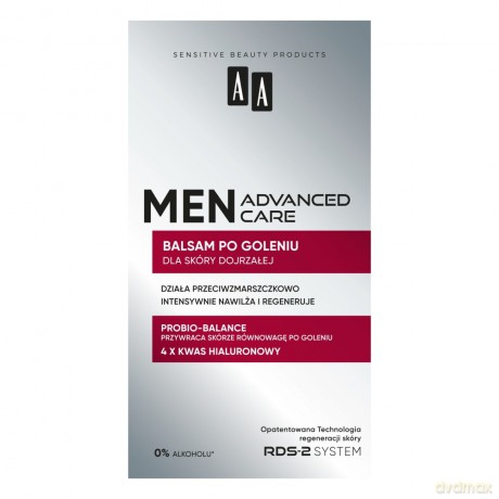 AA Men Advanced Care Balsam po goleniu dla skóry dojrzałej 100 ml
