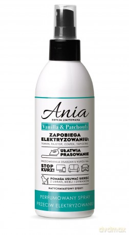 BARWA Ania Płyn antyelektrostatyczny - Vanilla Patchuli 220 ml