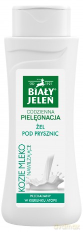 BIAŁY JELEŃ Codzienna Pielęgnacja Żel pod prysznic nawilżający Kozie mleko 300 ml