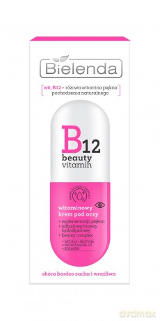 BIELENDA B12 Beauty Vitamin Witaminowy krem pod oczy 15 ml
