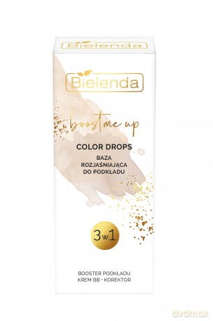 BIELENDA Boost Me Up Baza rozjaśniająca do podkładu 3w1 15 ml