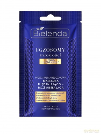 BIELENDA Egzosomy Młodości Przeciwzmarszczkowa maseczka ujędrniająco - rozświetlająca 8 g