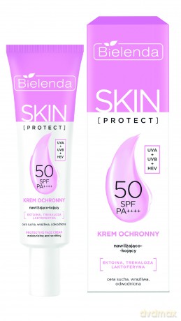 BIELENDA Skin Protect Krem ochronny SPF 50 nawilżająco-kojący 40 ml