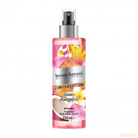 BRUNO BANANI Woman Mgiełka zapachowa do ciała i włosów Sunny Pineapple - Summer Limited Edition 250 ml