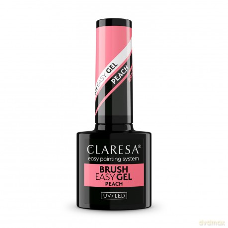 CLARESA Brush Easy Gel Żel do paznokci - Peach 5 g