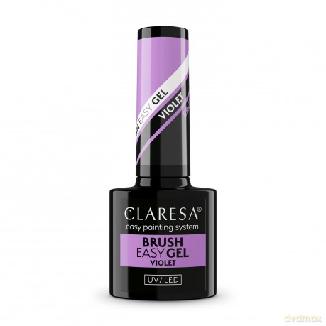 CLARESA Brush Easy Gel Żel do paznokci - Violet 5 g